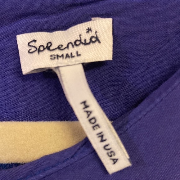 Splendid Boat Neck Balloon Sleeve Shift Dress DEEP RICH PURPLE Size Small EUC - Picture 10 of 14